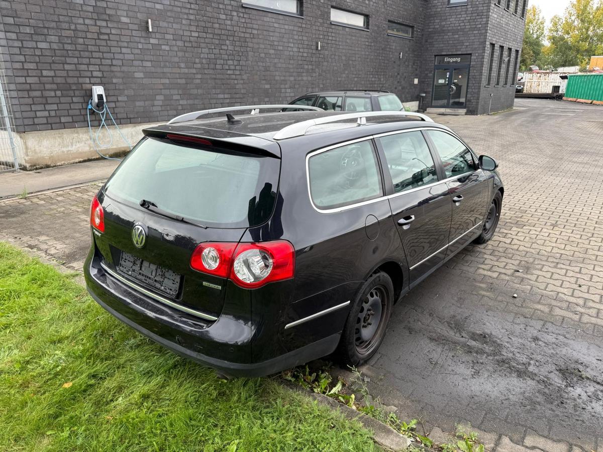 VW PAssat 3C original Tür vorn rechts LC9X Deep Black Perl Rohbau BJ10